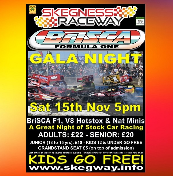 BMB Gala Night at Skegness Raceway 15th November
